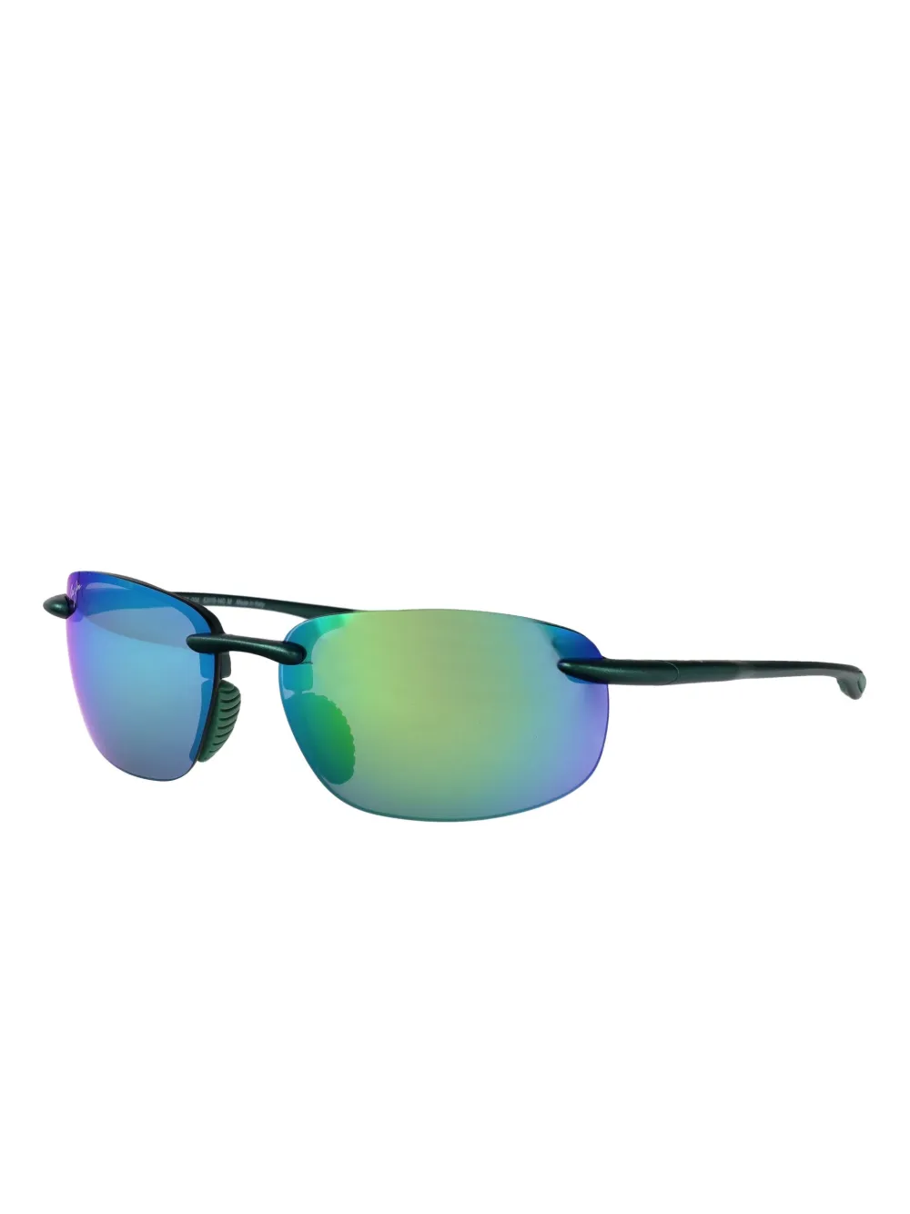 Maui Jim Ho'okipa Ultra zonnebril met randloos montuur Groen