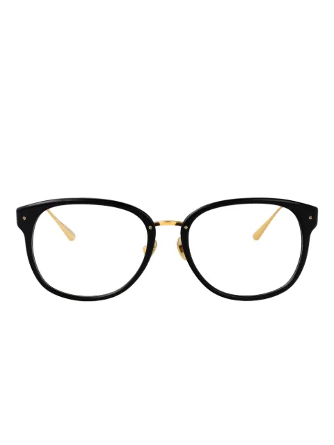 Linda Farrow geometric-frame glasses