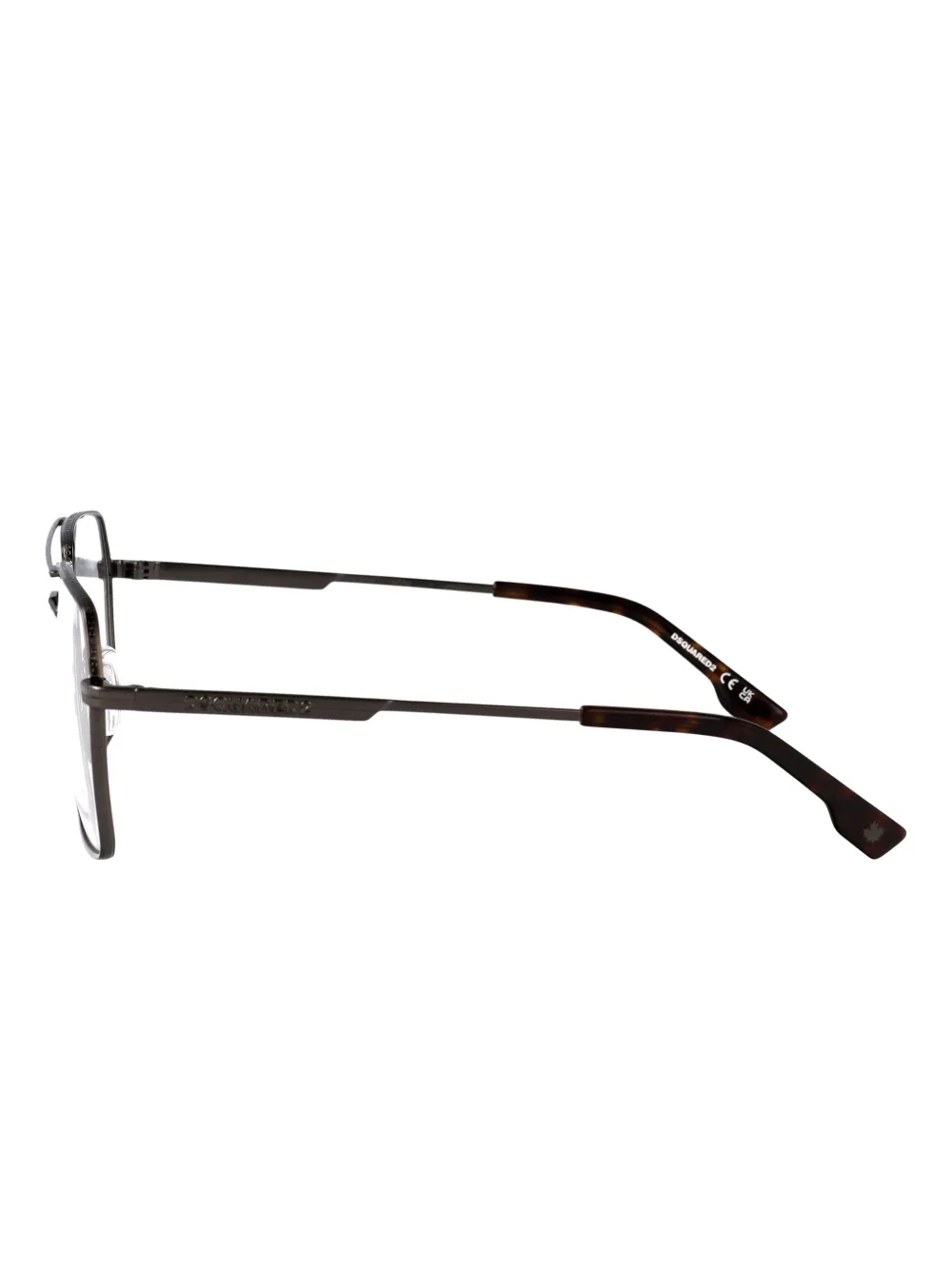 DSQUARED2 EYEWEAR Bril met vierkant montuur Grijs