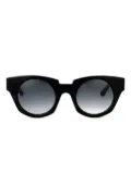 Yohji Yamamoto round-frame sunglasses - Black