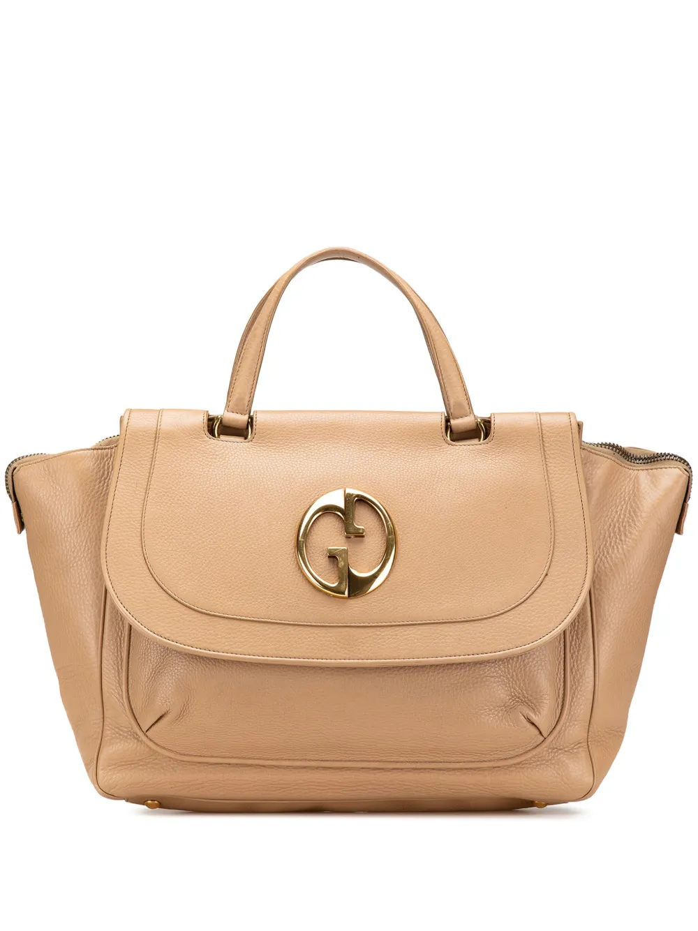 Gucci Pre-Owned 2000-2015 Medium Leather 1973 handbag | Brown | Image 1