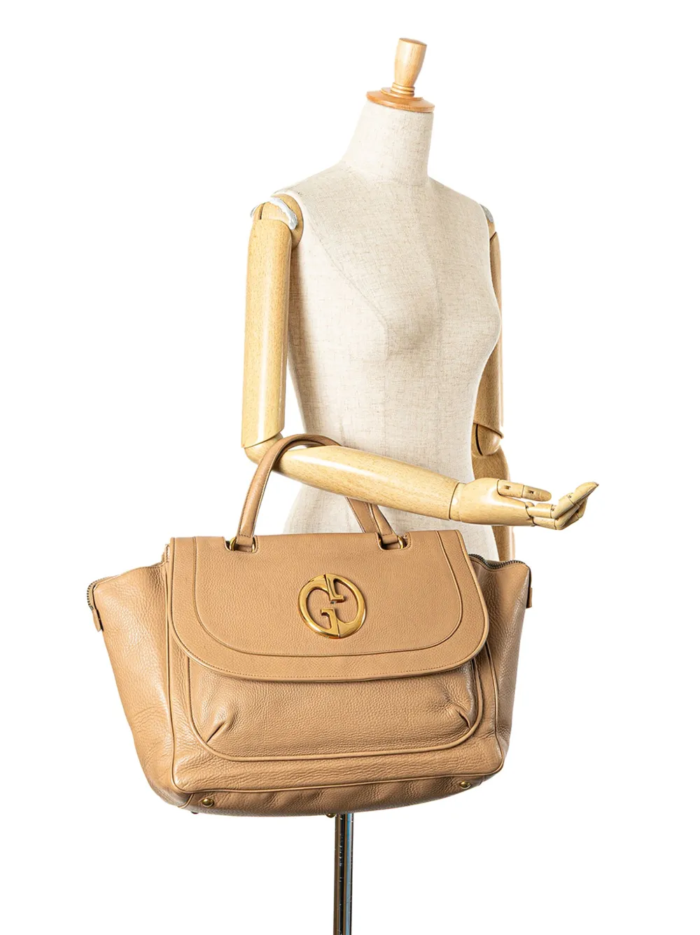 Gucci Pre-Owned 2000-2015 Medium Leather 1973 handbag | Pre-Owned | Image 2