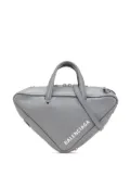 Balenciaga Pre-Owned 2017 Medium Leather Triangle Duffle Bag satchel - Grey
