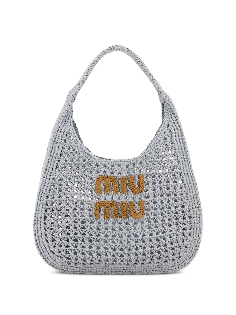 Miu Miu crochet tote bag | Grey | Image 1