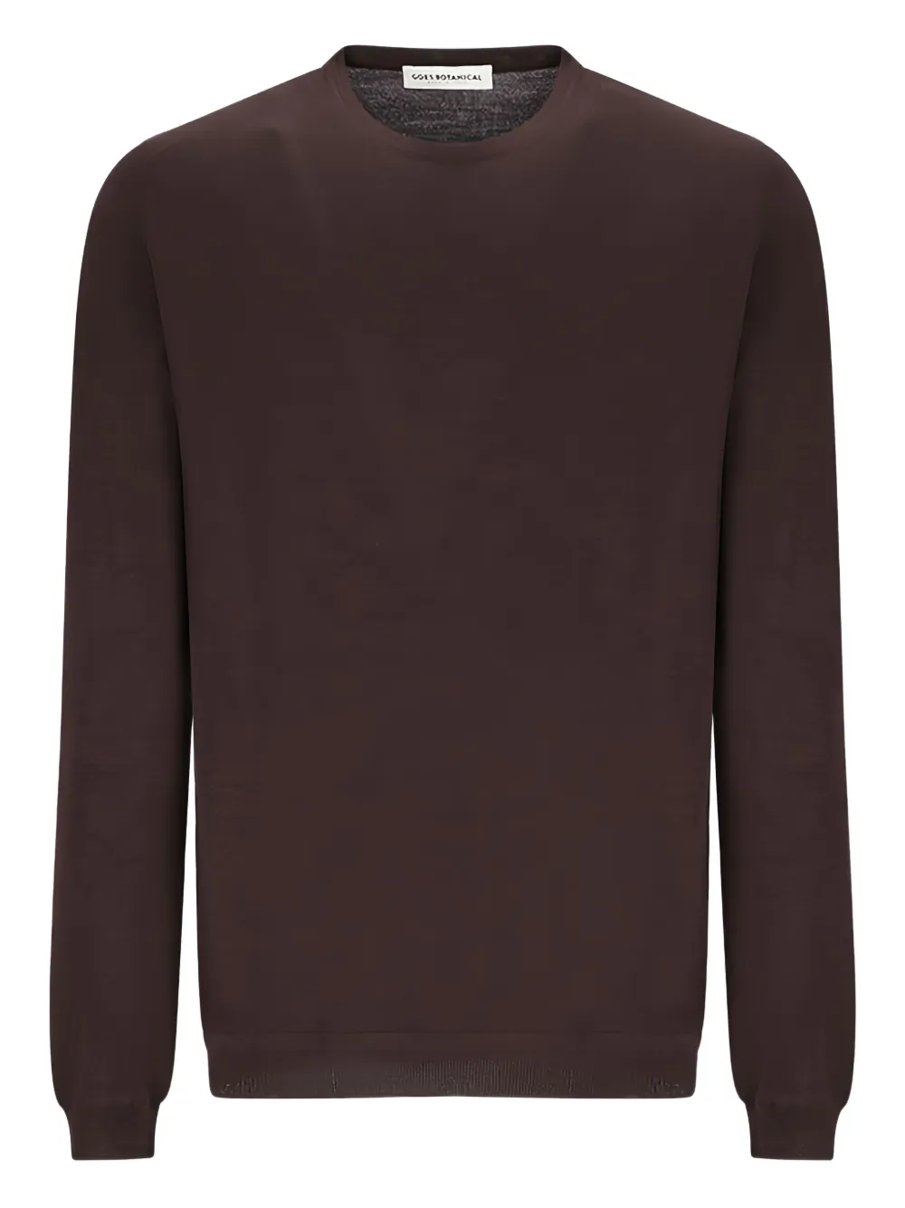 Goes Botanical Crew-neck Sweater In Brown