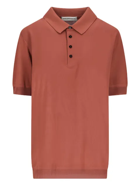 GOES BOTANICAL short-sleeve merino-wool polo shirt