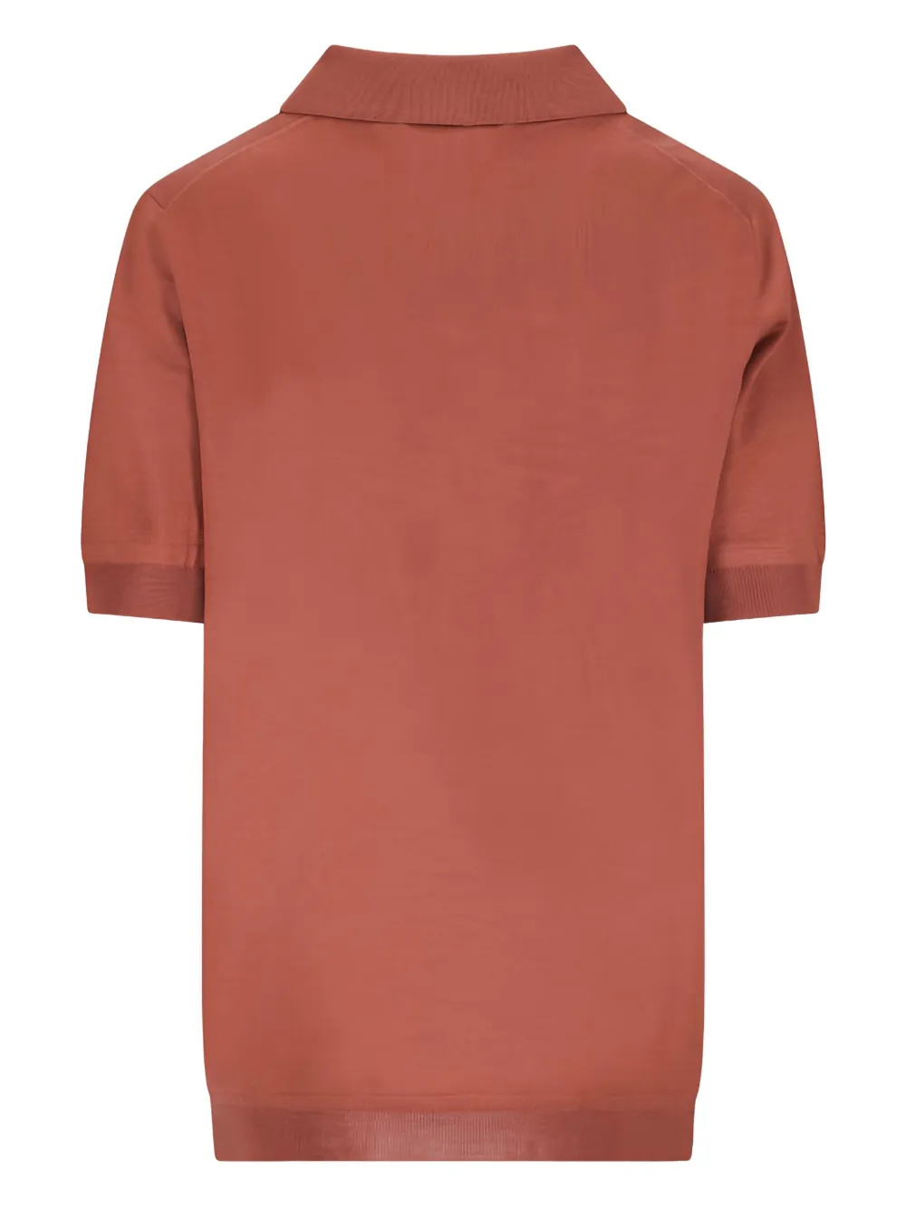 GOES BOTANICAL Poloshirt van merinowol Bruin