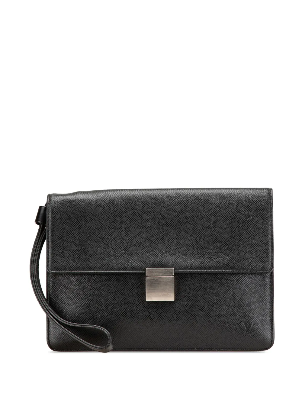 Louis Vuitton Pre-Owned pochette Taiga Selenga (2004) | noir | Image 1