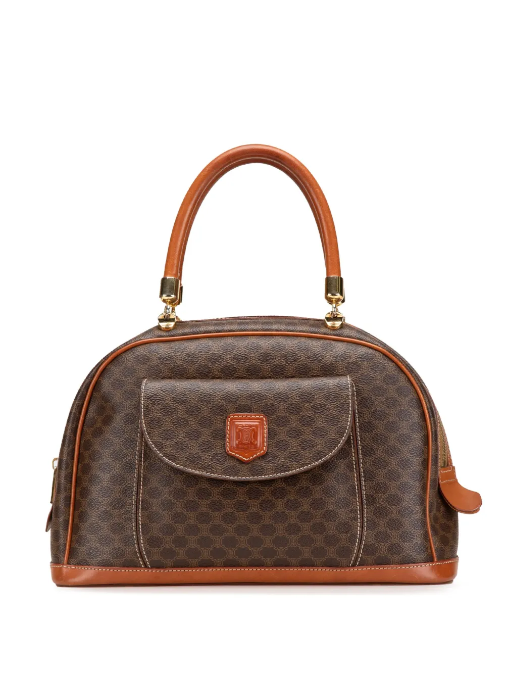 Céline Pre-Owned 1998 Macadam Coated Canvas handbag | marron | Image 1