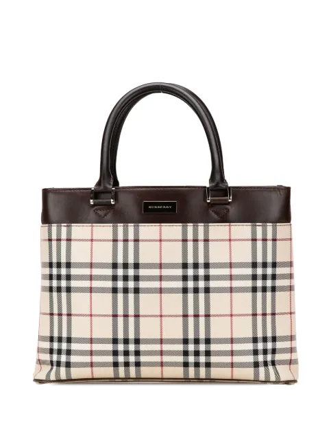 Burberry Pre-Owned tote de lonaHouse Check 2000-2017