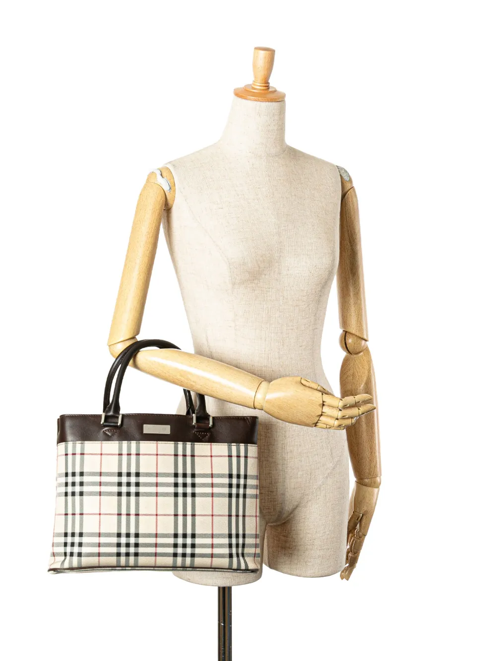 Burberry Pre-Owned 2000-2017 House Check Canvas tote bag | Pre-Owned | Image 2