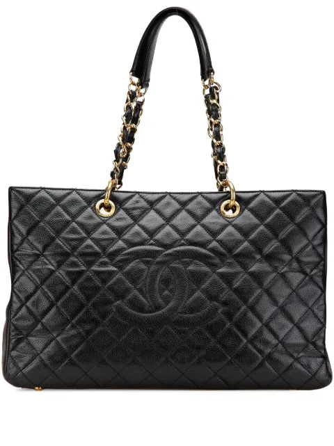 CHANEL Pre-Owned 2012 Caviar Grand Shopping XL tote bag