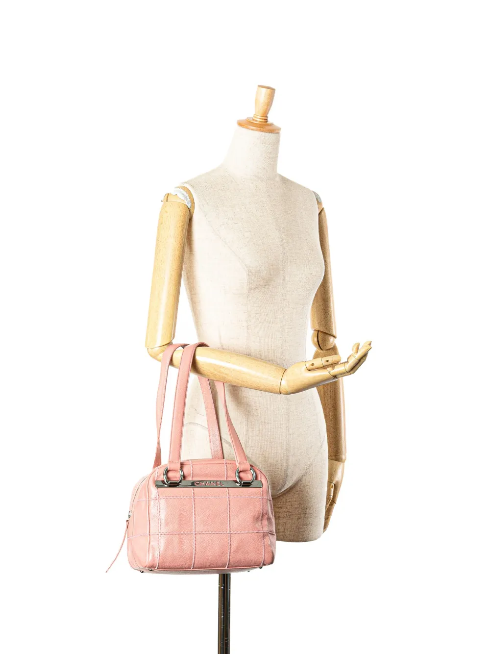 CHANEL Pre-Owned 2004-2005 Choco Bar Caviar shoulder bag | Pre-Owned | Image 2