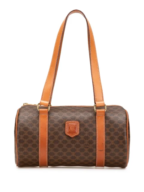 Céline Pre-Owned 1994 Macadam Coated Canvas boston bag