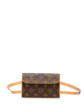 Louis Vuitton Pre-Owned 2002 Monogram Pochette Florentine belt bag - Brown