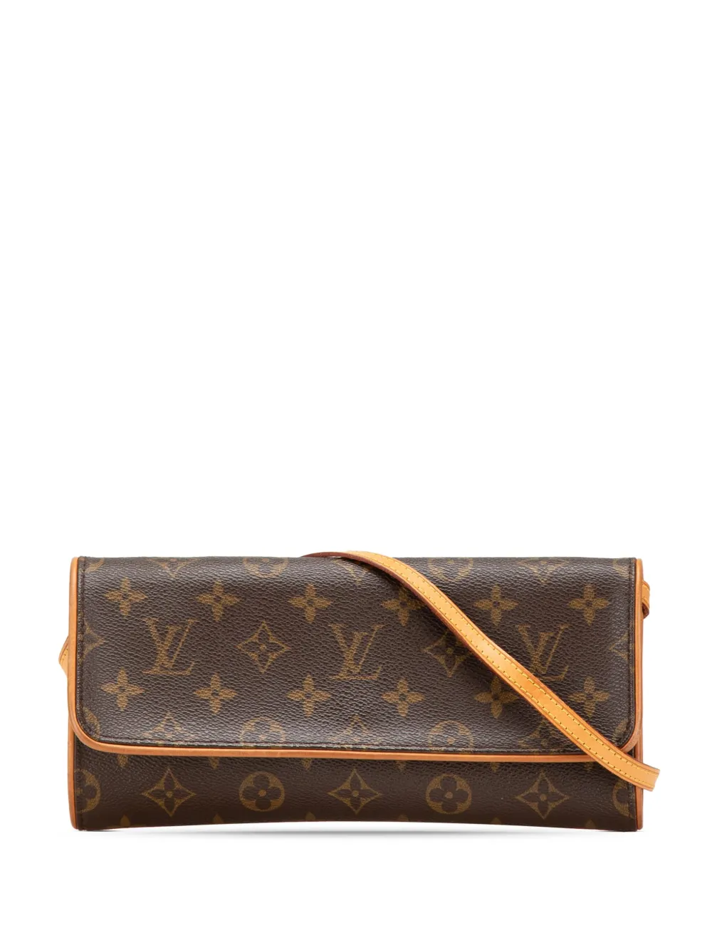 Louis Vuitton Pre-Owned 2000 Monogram Pochette Twin GM crossbody bag | Brown | Image 1