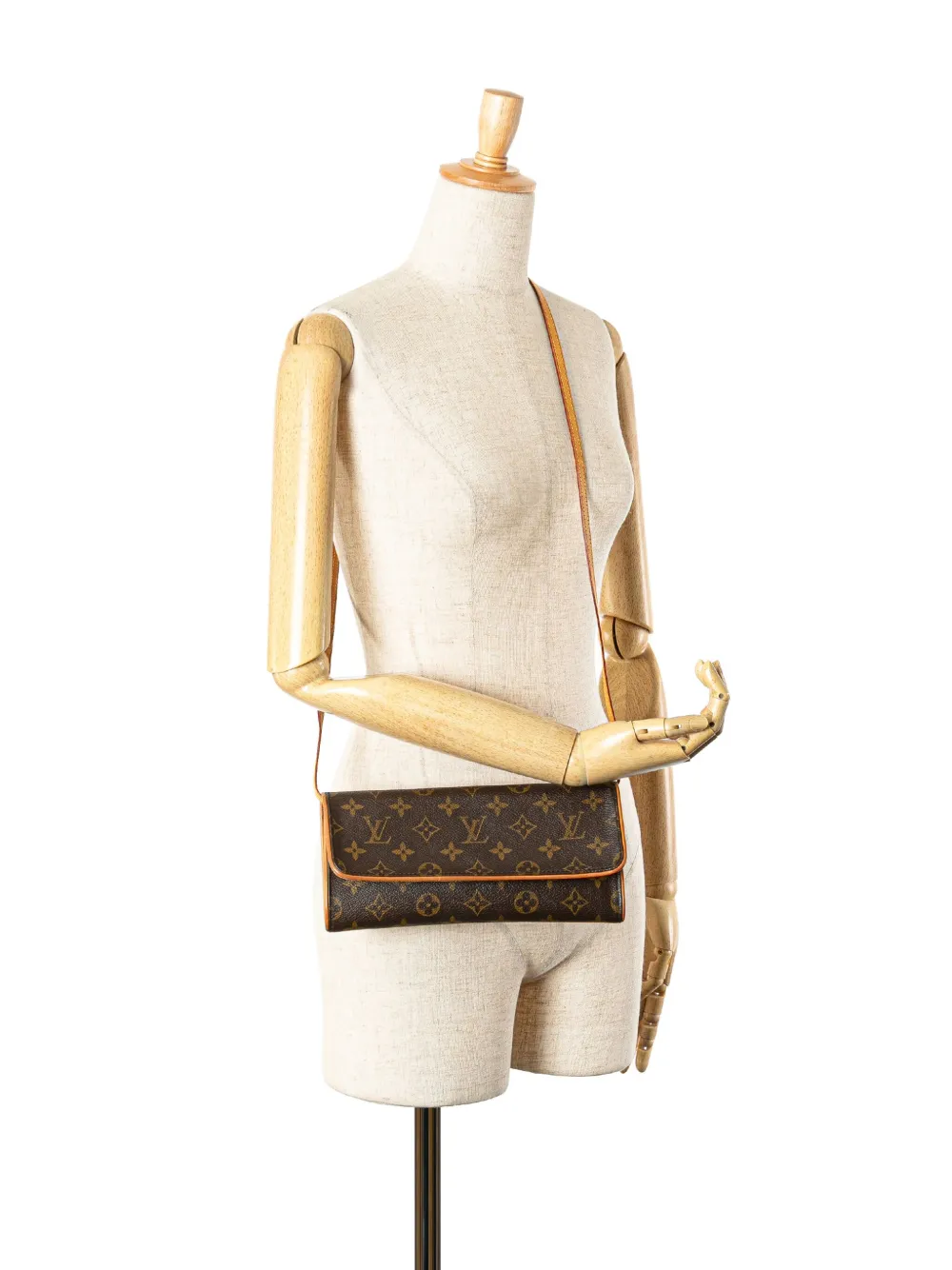 Louis Vuitton Pre-Owned 2000 Monogram Pochette Twin GM crossbody bag | Pre-Owned | Image 2