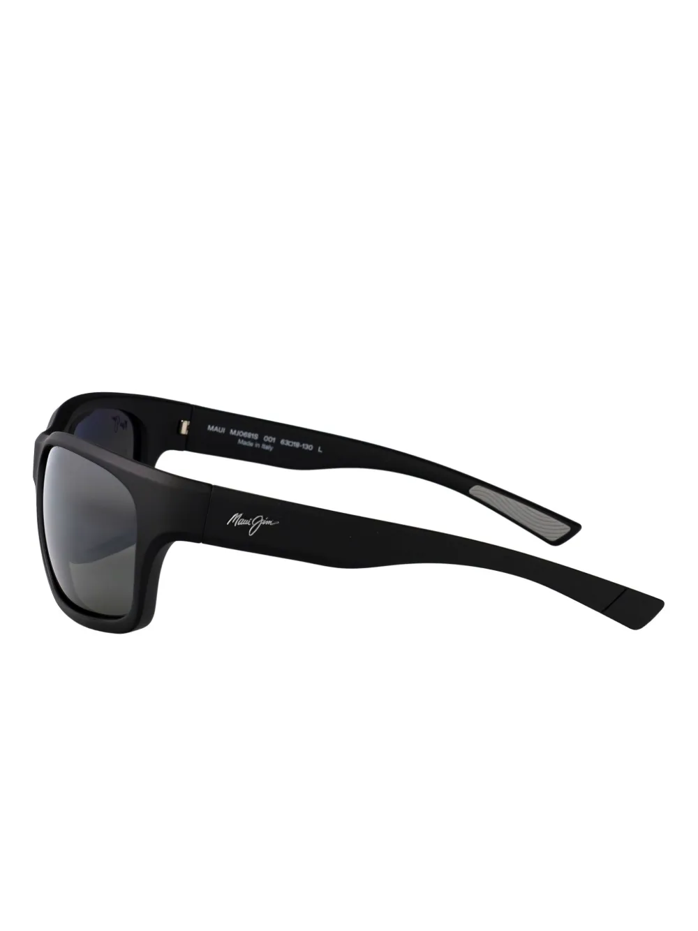 Maui Jim Ano Nui rectangle-frame sunglasses Zwart