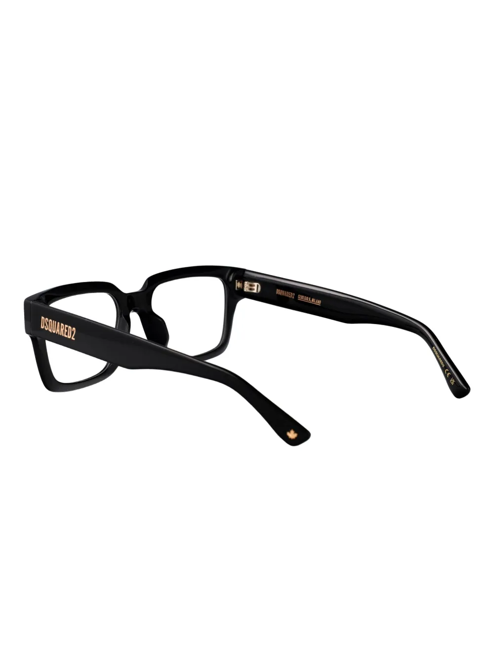 DSQUARED2 EYEWEAR Bril met vierkant montuur Zwart