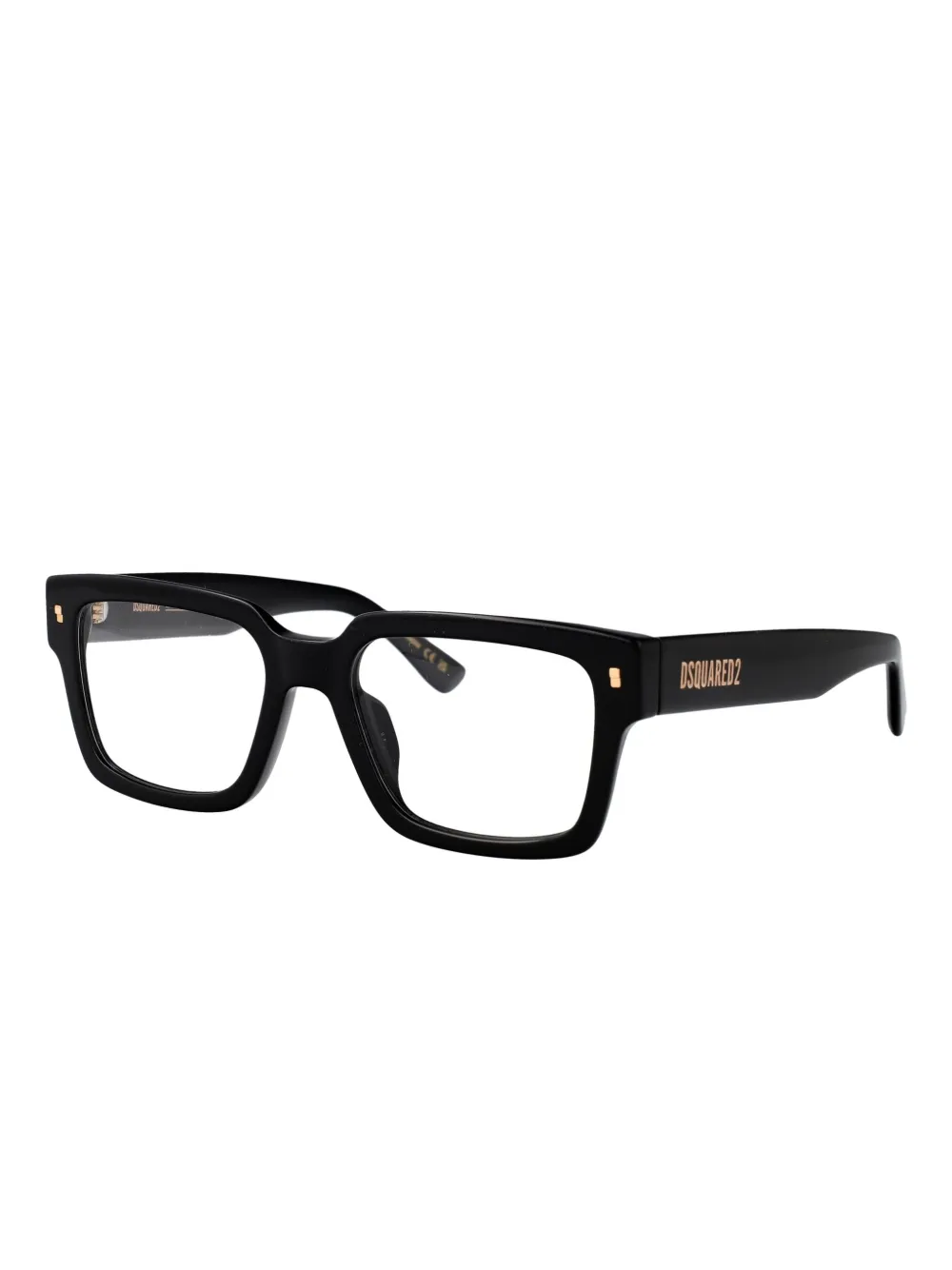 DSQUARED2 EYEWEAR Bril met vierkant montuur Zwart