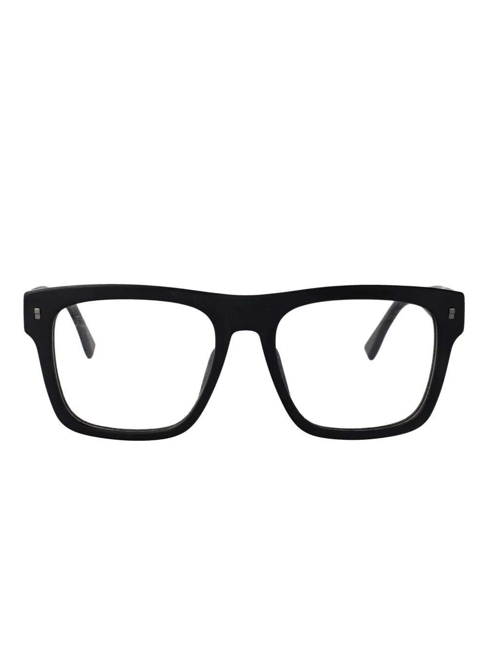 DSQUARED2 EYEWEAR Icon bril met rechthoekig montuur van acetaat Zwart