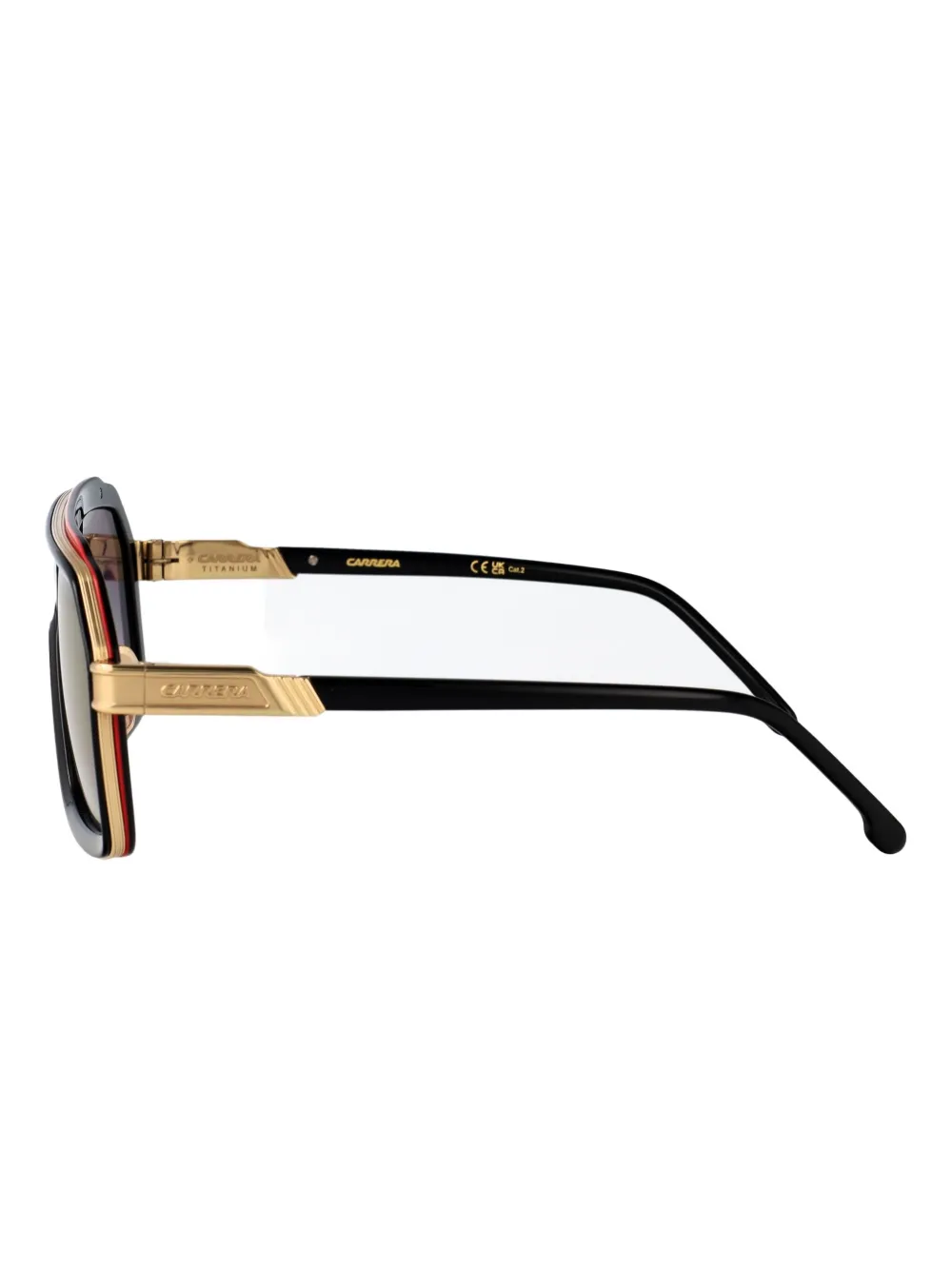 Carrera CA 1053 S TI square-frame sunglasses Zwart