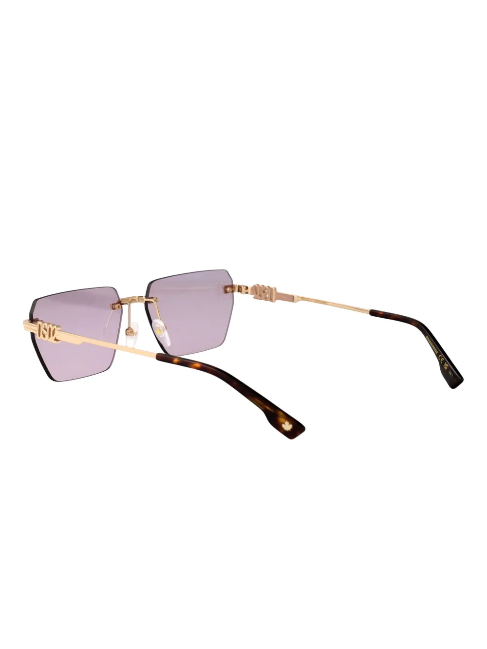 DSQUARED2 EYEWEAR rectangle-frame sunglasses Goud