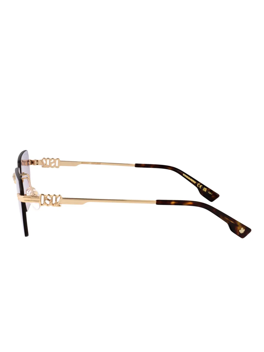 DSQUARED2 EYEWEAR rectangle-frame sunglasses Goud