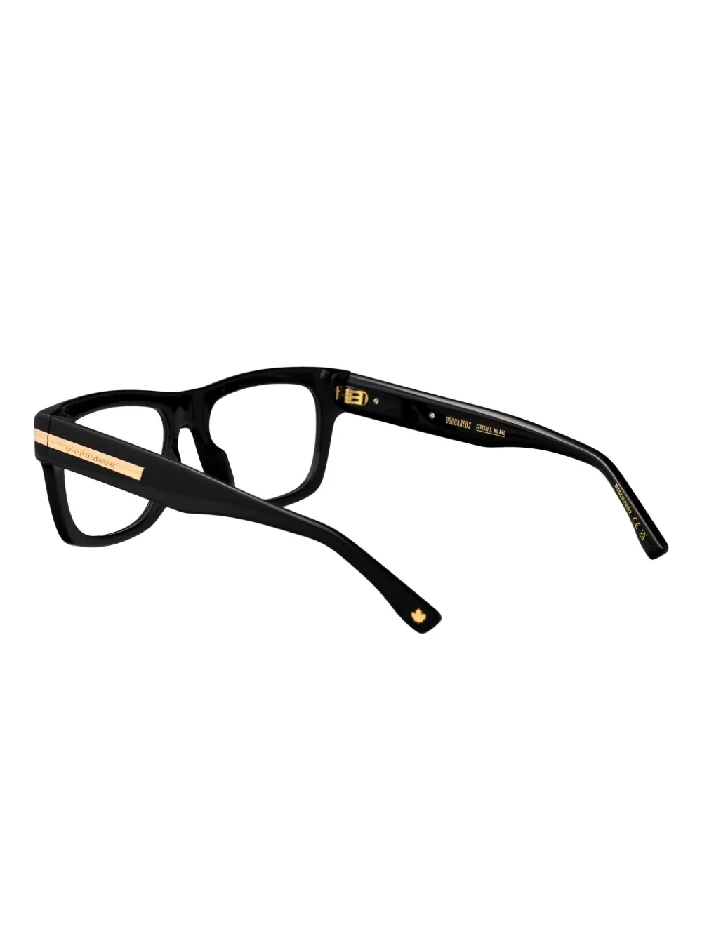 DSQUARED2 EYEWEAR D20163 bril met vierkant montuur Zwart