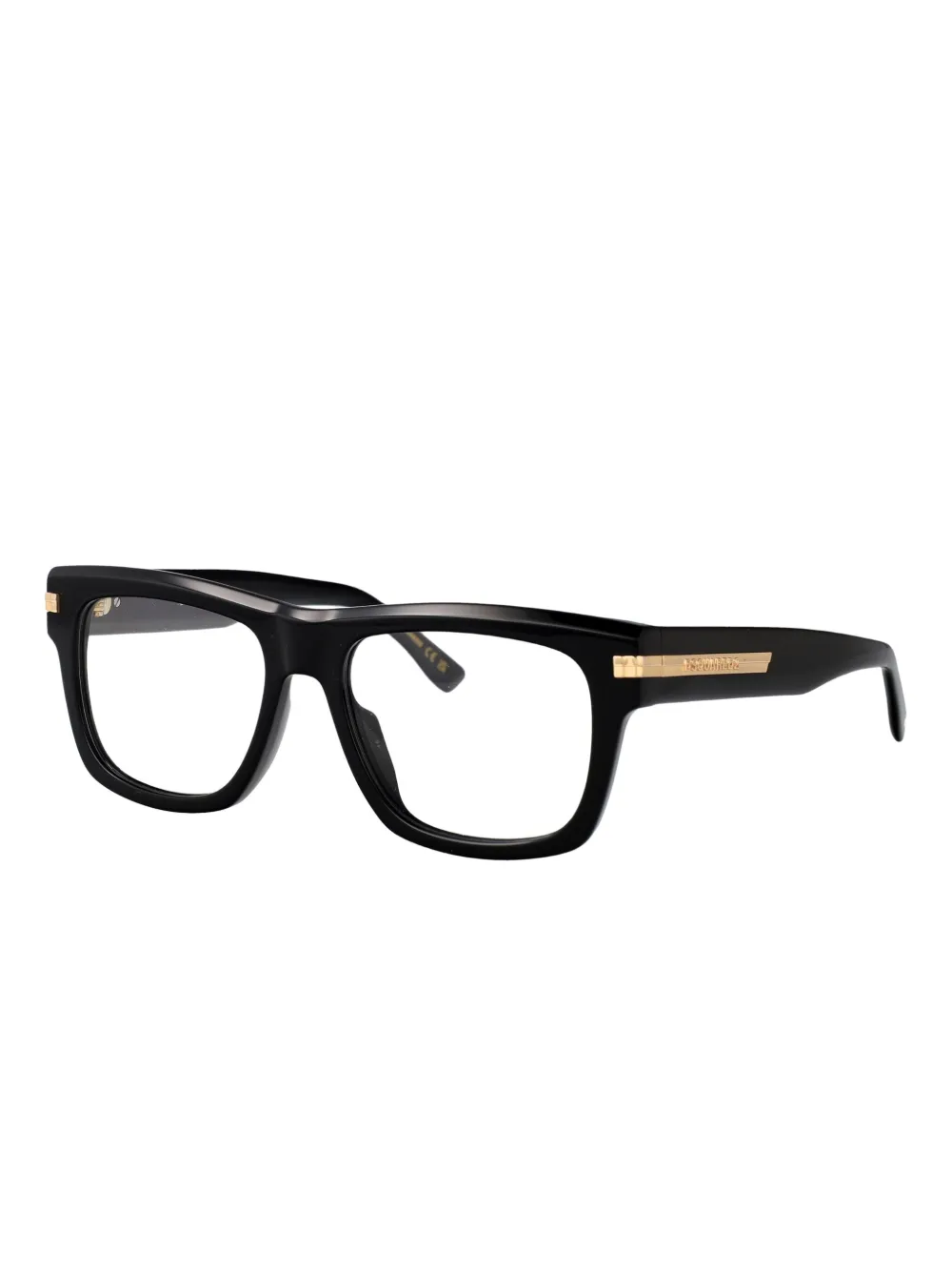 DSQUARED2 EYEWEAR D20163 bril met vierkant montuur Zwart