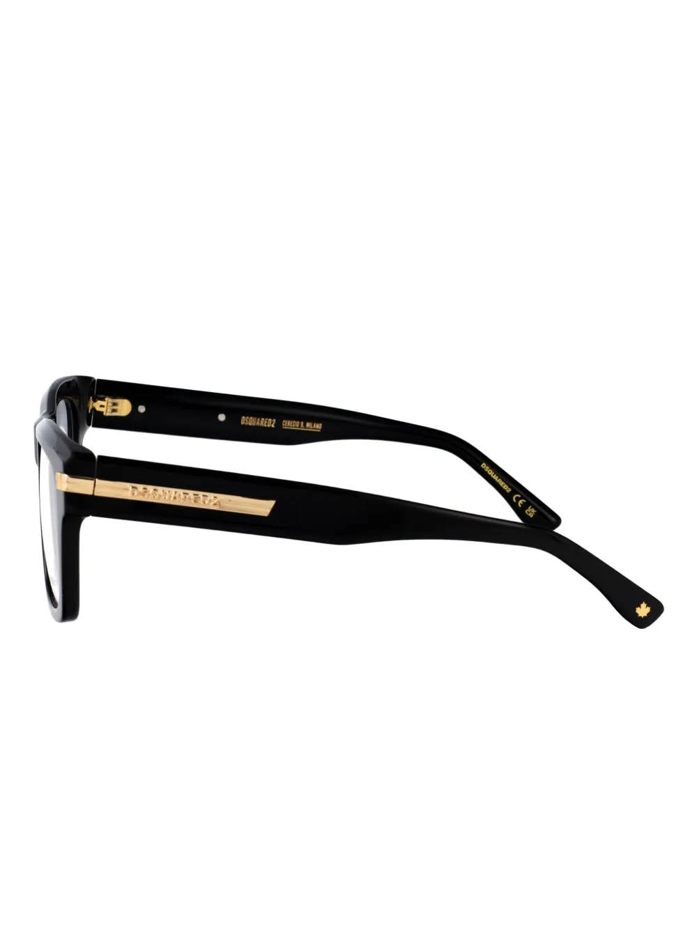 DSQUARED2 EYEWEAR D20163 bril met vierkant montuur Zwart