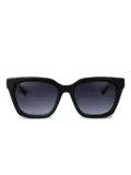 Yohji Yamamoto square-frame sunglasses - Black