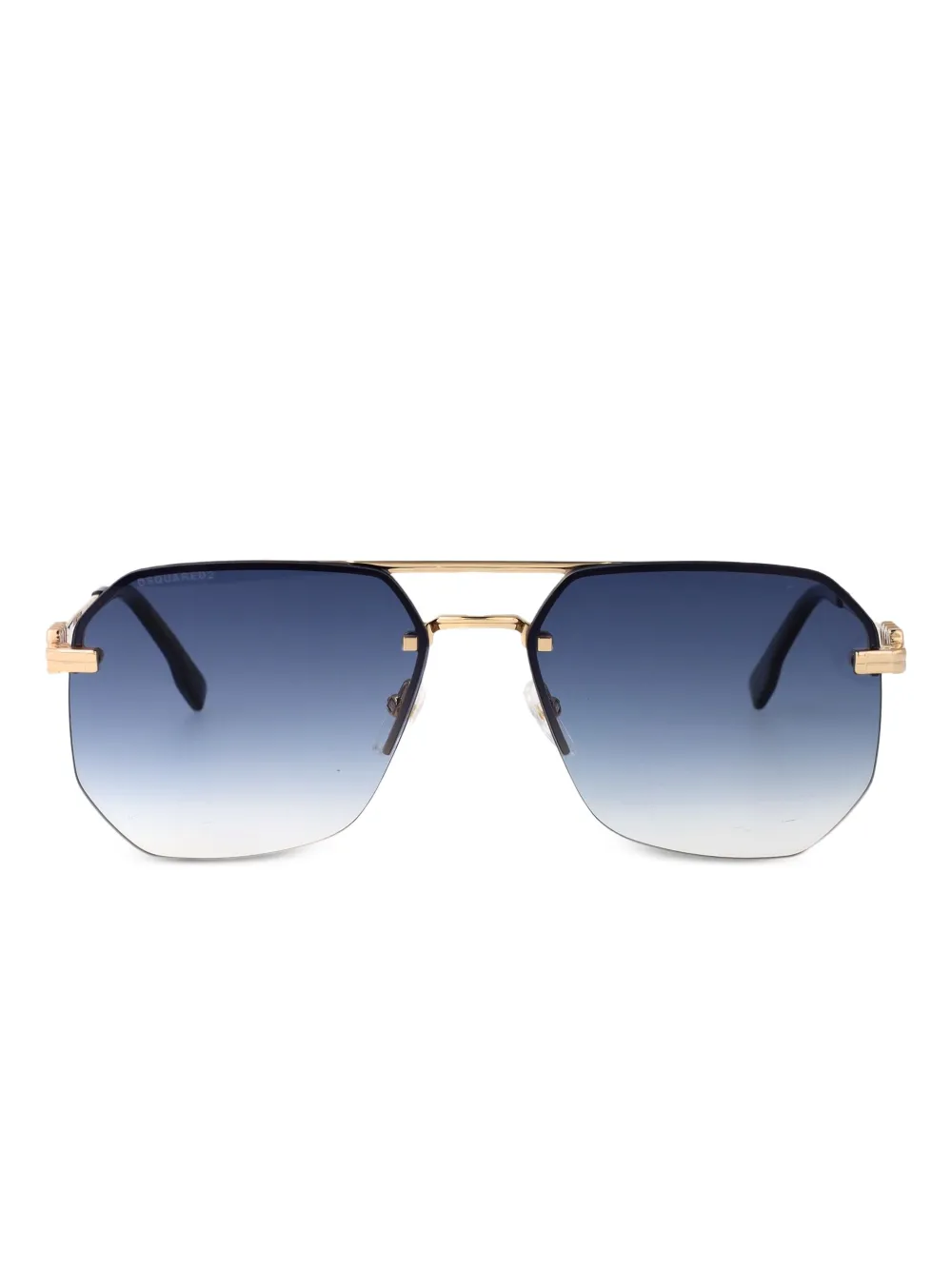 DSQUARED2 EYEWEAR Zonnebril met geometrisch montuur Blauw