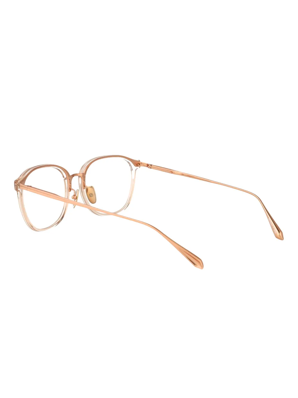 Linda Farrow Bril met rond montuur Goud
