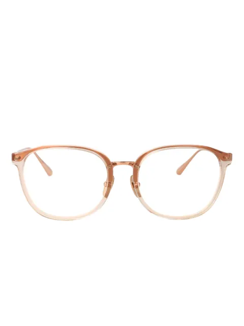 Linda Farrow round-frame glasses