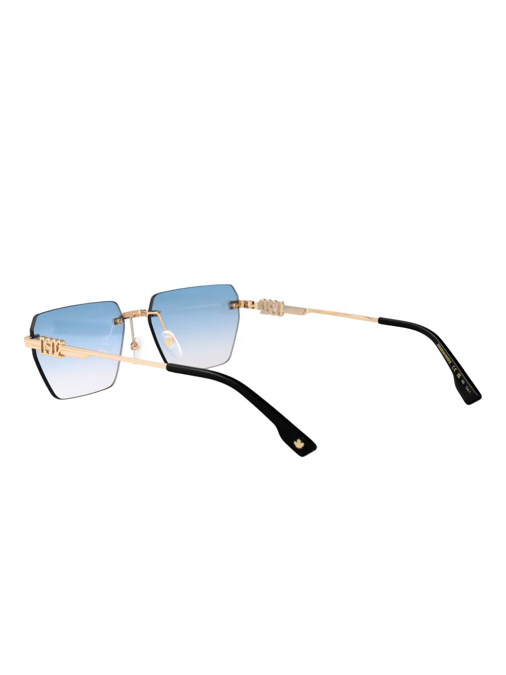 DSQUARED2 EYEWEAR Zonnebril met randloos logo Goud