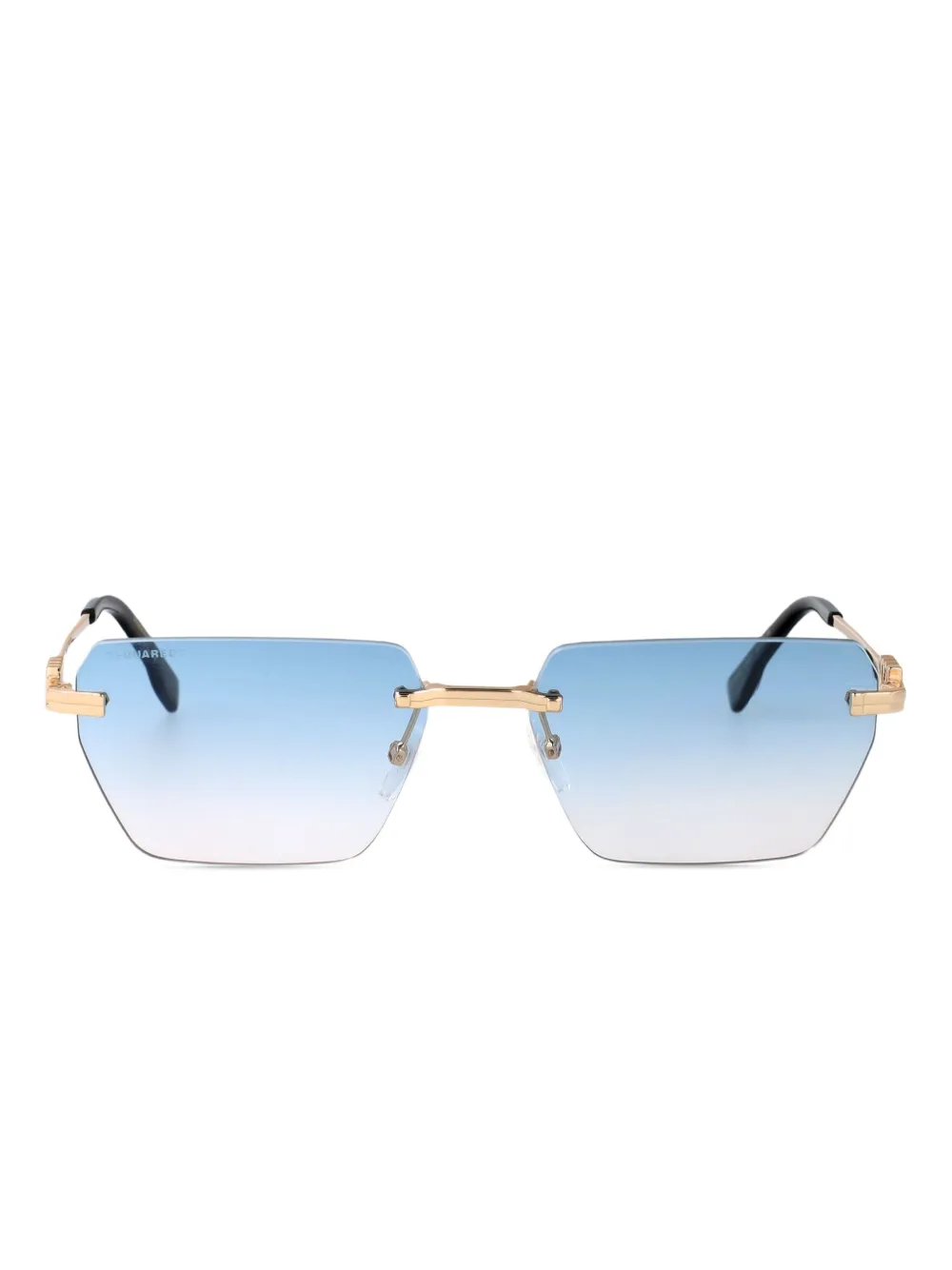 DSQUARED2 EYEWEAR Zonnebril met randloos logo Goud