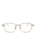 Linda Farrow geometric-frame glasses - Neutrals
