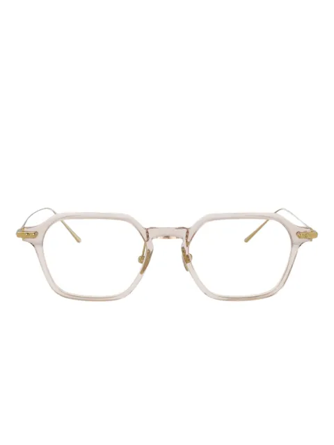 Linda Farrow lentes con armazón geométrica