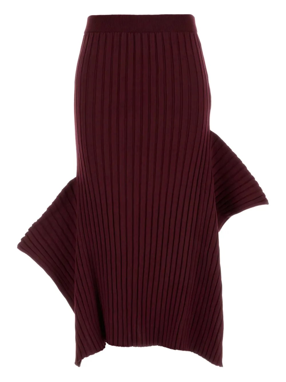 Stella McCartney asymmetric midi skirt | Red | Image 1