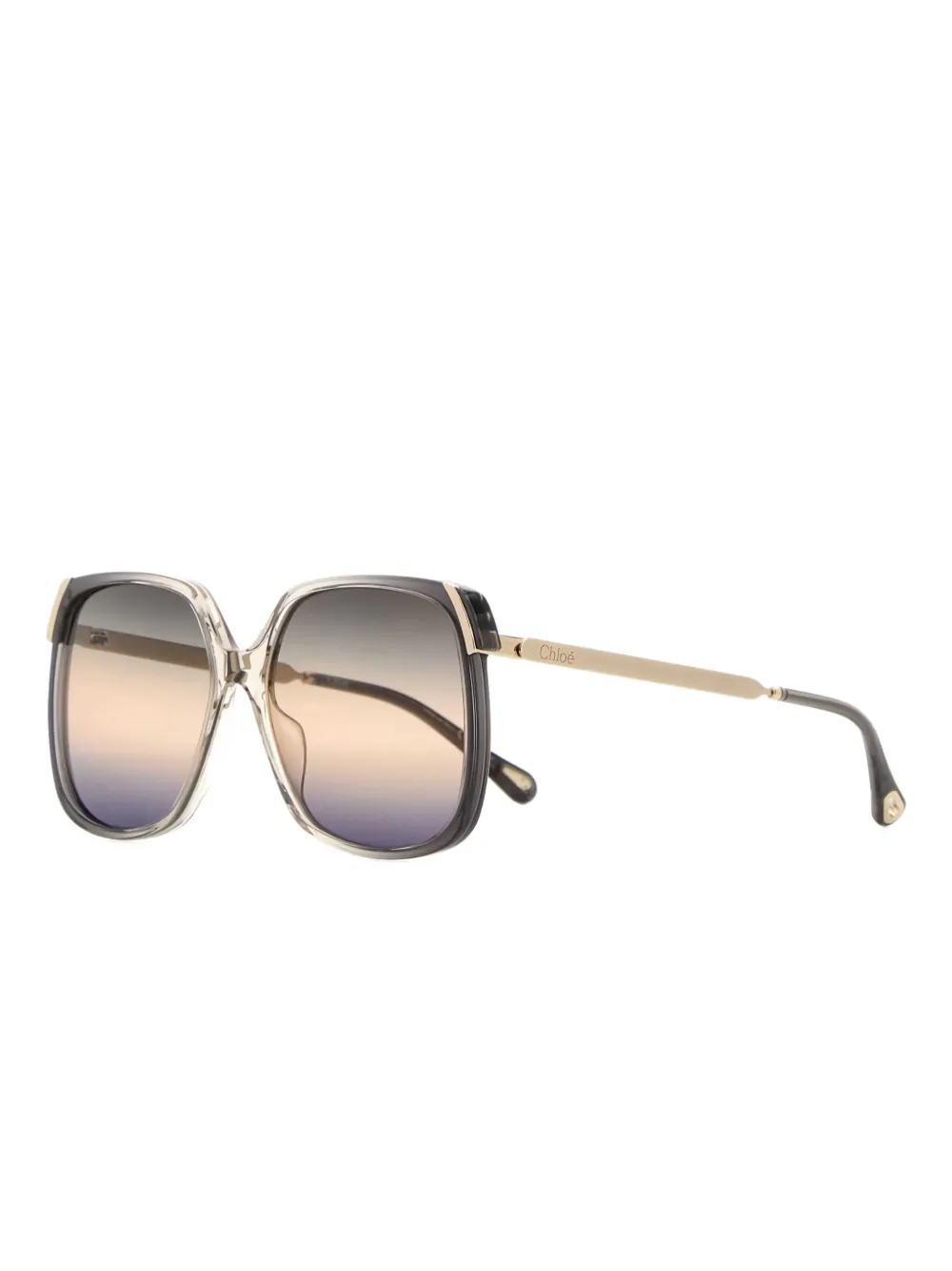 Chloé square-frame sunglasses - Grijs
