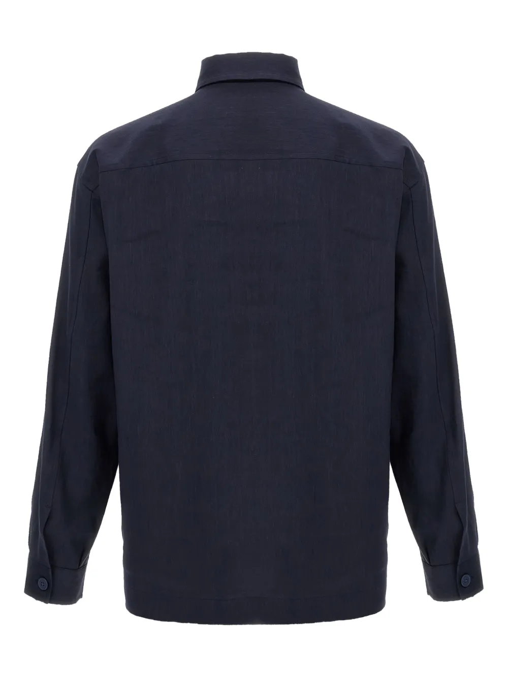 BOSS Cole long-sleeve shirt Blauw