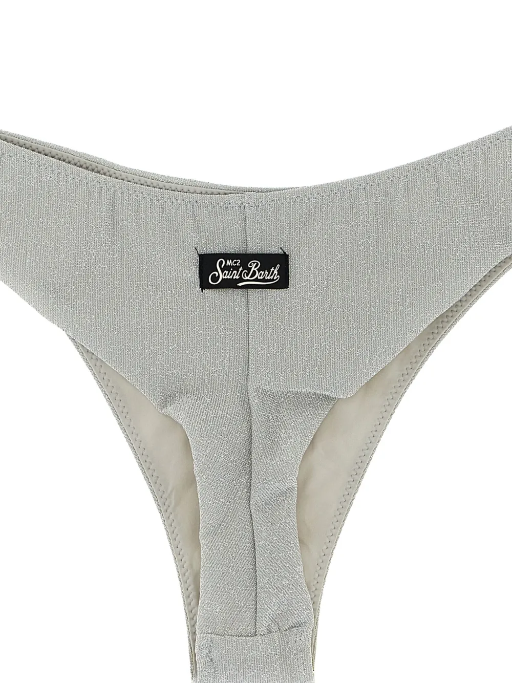 MC2 Saint Barth Naomi lurex bikini bottoms Zilver