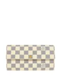 Louis Vuitton Pre-Owned 2012 Damier Azur Portofeuil Sara coin purse wallet - White
