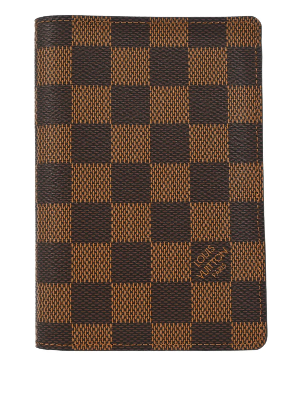 Louis Vuitton Pre-Owned 2012 Damier Couverture passport case | Brown | Image 1