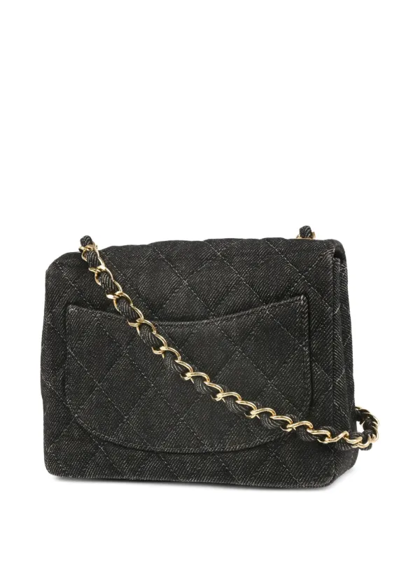 CHANEL Pre-Owned 1998 Mini Classic Square Flap Shoulder Bag
