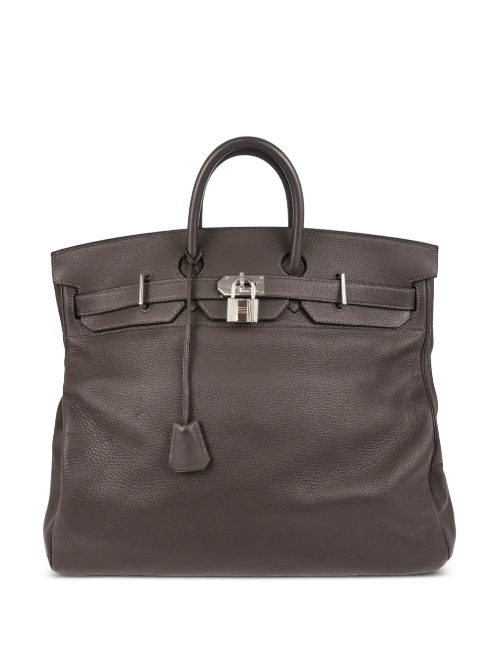 Hermès Pre-Owned 2001 トゴ オータクロア 50 ハンドバッグ - ブラウン Hermès Pre-Owned 2001 トゴ オータクロア 50 ハンドバッグ - ブラウン