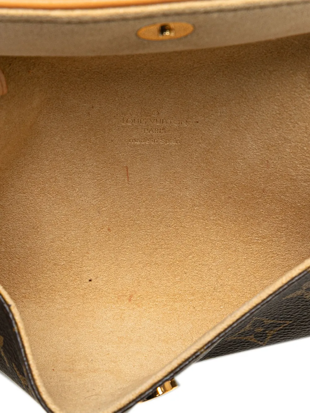Pre-owned Louis Vuitton 2001 Monogram Pochette Twin Pm Crossbody Bag