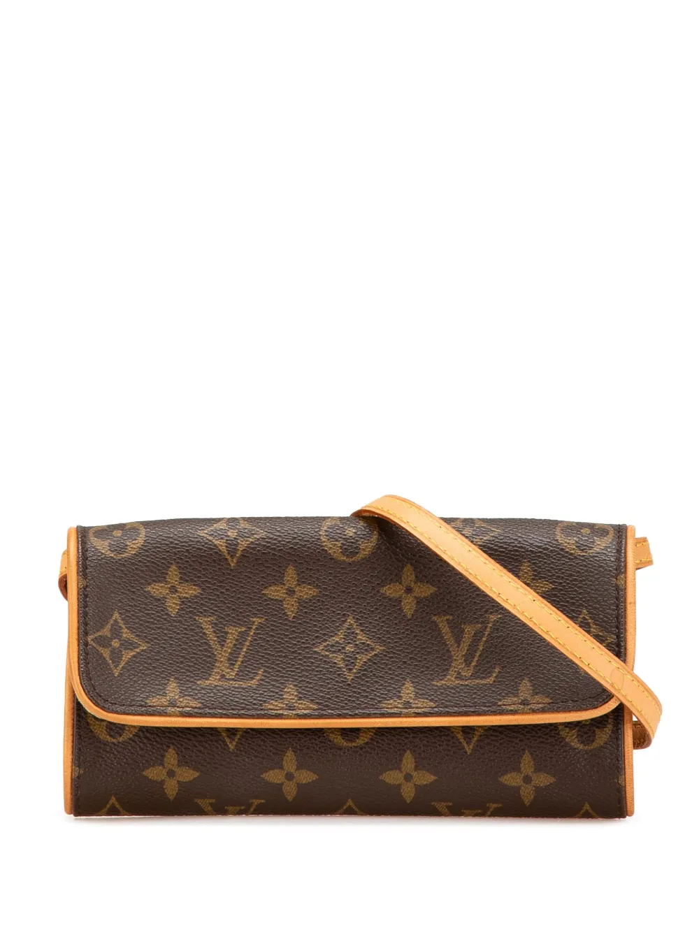 Louis Vuitton Pre-Owned 2001 Monogram Pochette Twin PM crossbody bag | Brown | Image 1