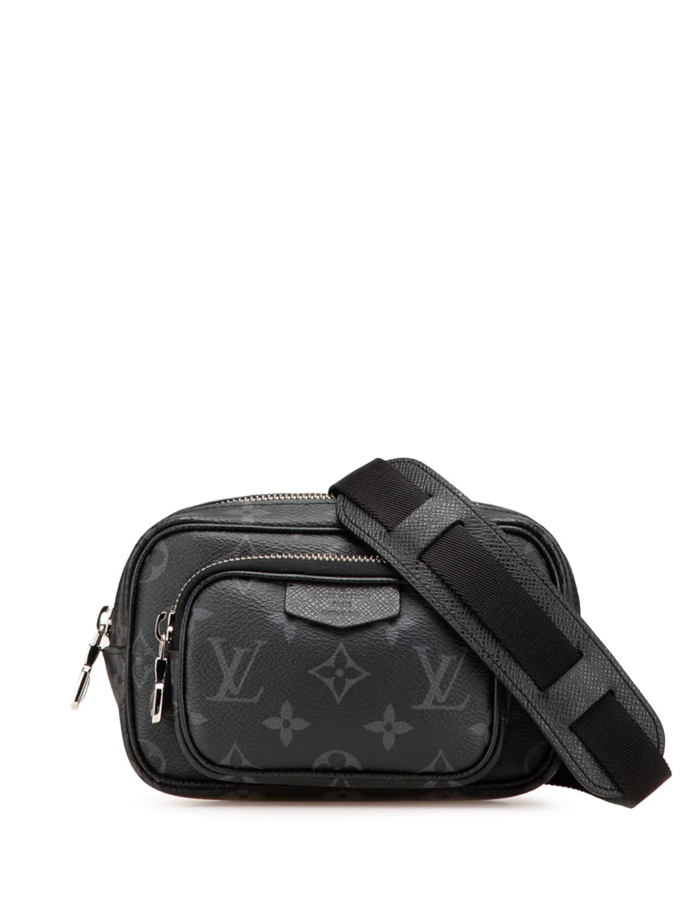 Louis Vuitton Pre-Owned 2021 Monogram Eclipse Taigarama Outdoor Pouch Louis Vuitton Pre-Owned 2021 Monogram Eclipse Taigarama Outdoor Pouch